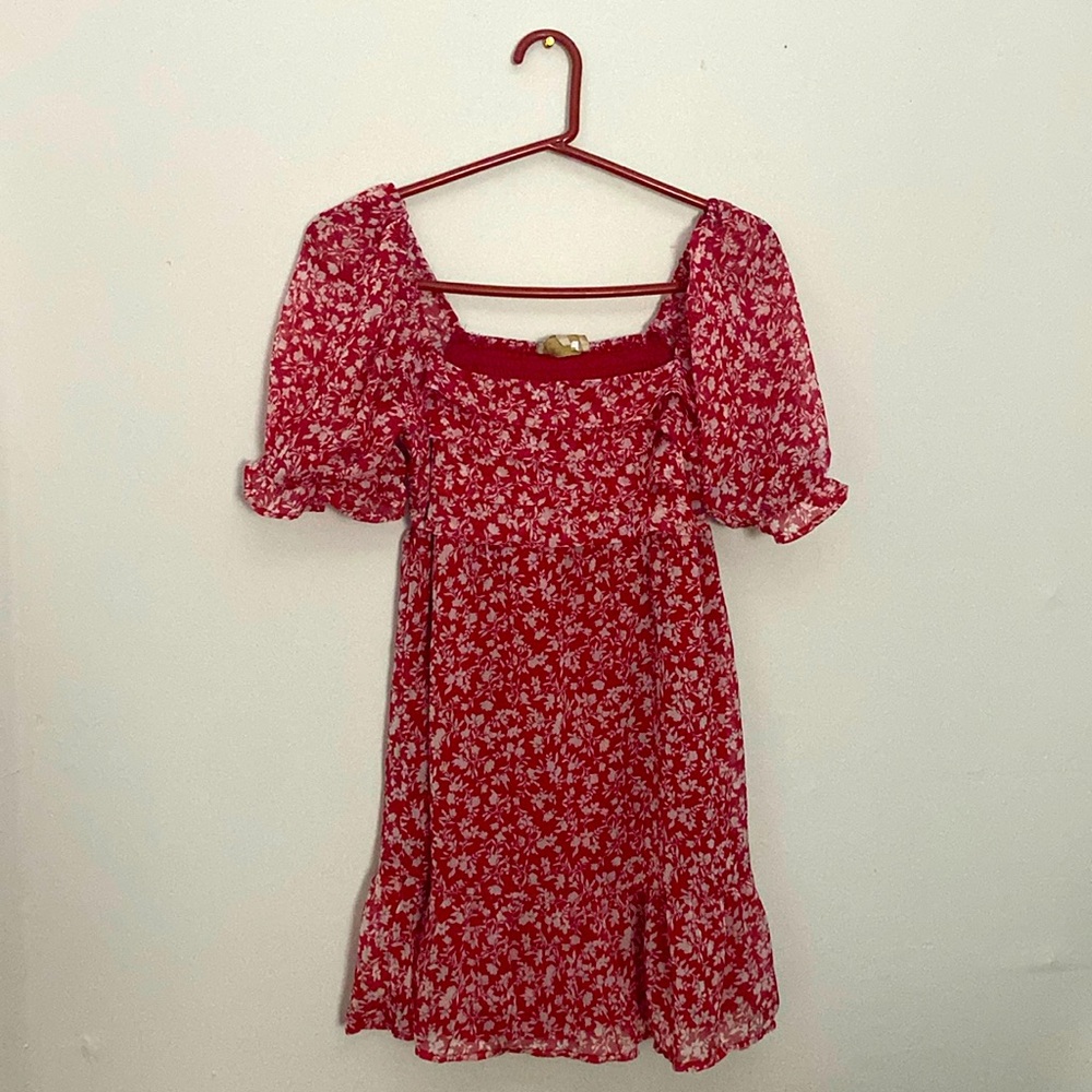 Short floral dress